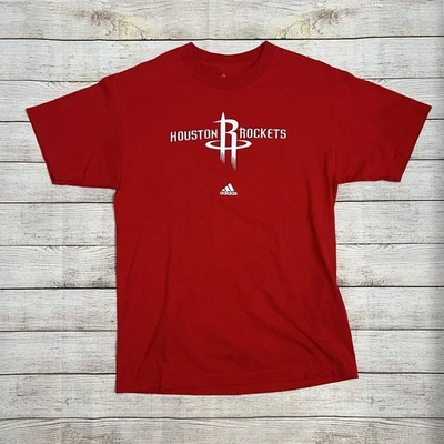Camisa Houston Rockets Adulto Mediana Roja NBA Baloncesto Adidas Atlética Para Hombres Foto 1 de 4