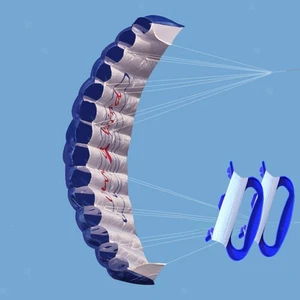 1.4m Surfing Stunt Kite Kitesurfing Power Parafoil Game Junior Adult Toy - Picture 1 of 22