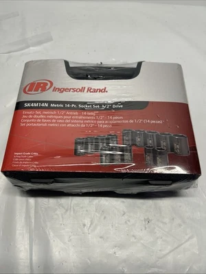 Ingersoll Rand SK4M14N 1/2" Drive Metric  Socket Set New In Case - Image 1 of 2