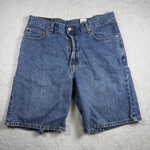 Levis 550 Shorts Mens 36 Blue Jean Denim Jorts Relaxed Loose Skater Y2K Vintage - Picture 1 of 4