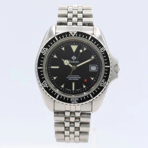 Vintage 42mm Zodiac 106.13.30 Red Dot Herren Automatik Armbanduhr 2824-2 Stahl - Bild 1 von 7