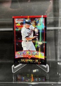 2001 Bowman Chrome Cal Ripken Xfractor Refractor RARE MLB HOF Insert! STUNNING! - Picture 1 of 7