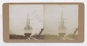 Fotografia stereoscopica - Varo del Veliero Giuseppe Dioly (? ) - 1900 ca. - Foto 1 di 1