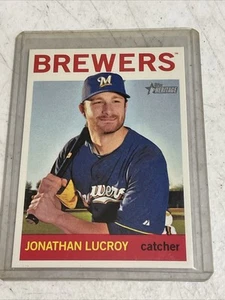 Topps Heritage #497 2013 Jonathan Lucroy - Imagen 1 de 2