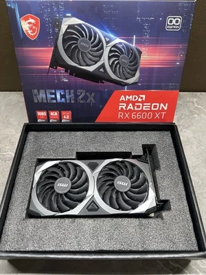 MSI Radeon RX 6600 XT MECH 2X OC 8GB GDDR6 Graphics Card – Tested & Working - Image 1 of 4