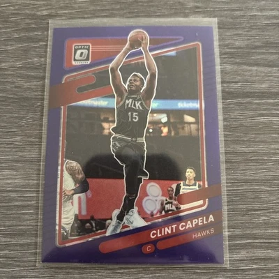 2021-22 Panini Donruss Optic - Clint Capela #62 Purple Prizm - Image 1 of 2