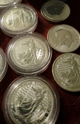 4 x 2026 1/2oz Silver Britannia Coins Royal Mint Christmas Birthday Present  - Image 1 of 4