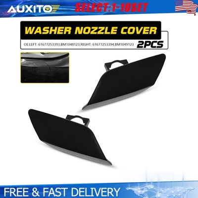 Tapa de cubierta de arandela de faros para BMW 328i 335i 335is E92 E93 2011 2012 2013 2-10X Foto 1 de 4