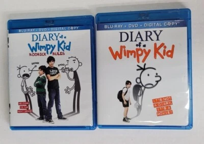 Lot 2 Blu-ray DVD Diary of a Wimpy Kid & Rodrick rules Read. - Image 1 of 4