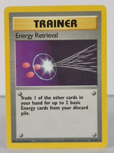 Recuperación de Energía - Conjunto Base - 81/102 - Individuales - Juego de Cartas Coleccionables Pokemon - Poco Común - Imagen 1 de 16
