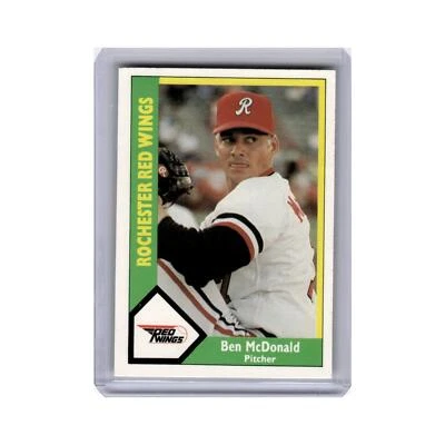 Tarjeta de béisbol Ben McDonald 1990 CMC #1 Rochester Red Wings casi nueva Foto 1 de 3