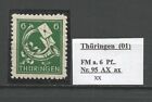 Thuringen  Postfrische Fm A 6 Pf Nr 95 Ax Ax 01