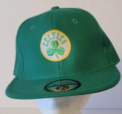 Gorra ajustada Boston Celtics 7 1/8 NBA 3 hojas trébol verde - NUEVA SIN ETIQUETAS Foto 1 de 4