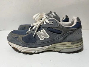 New Balance 993 Made in USA blu indaco scamosciato MR993VI US uomo 8,5 4E X-Wide - Foto 1 di 5
