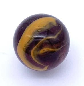 Single 25mm Dark Purple Mummy Early Edition Glass Mega Marble Shooter Vacor 2003 - Picture 1 of 3
