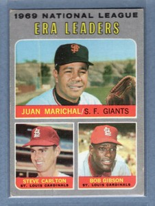 1970 Topps #67 NL ERA Leaders (Carlton)  EX  GO450