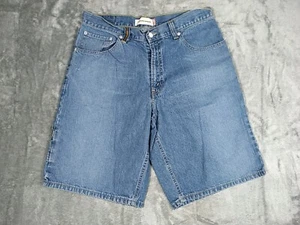 Levi's Shorts Men's 34 Carpenter Husky Med Wash Denim Cotton Vintage - Foto 1 di 11