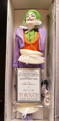 Muñeca Tonner DC Stars The Joker Deluxe 17", ¡PRUEBA DE ARTISTA NÚMERO 1! Foto 1 de 4