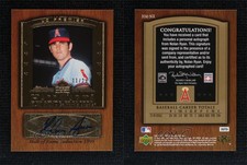 2007 Upper Deck Premier Hallmarks Auto Gold /25 Nolan Ryan #HM-NR Auto HOF