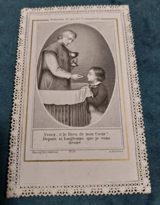 Image canivet papier découpé le jeune communiant - Picture 1 of 2