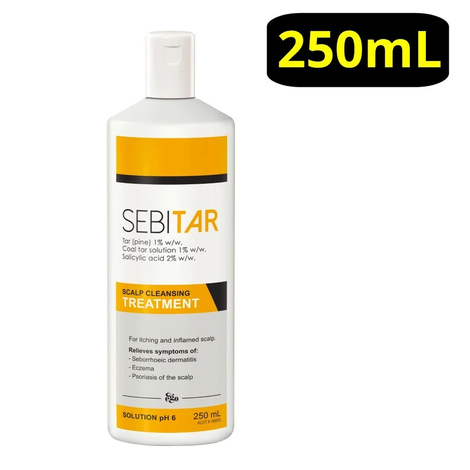 Sebitar Scalp Cleansing Treatment 250mL For Itching & Inflamed Scalp Eczema Ego - image 1 of 1