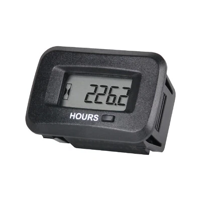 AC/DC 5V-277V Hour Meter Maintenance Reminder for Lawn Mower Data Storage IP68 - Image 1 of 4