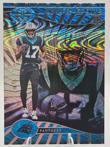 2024 Panini Illusions Xavier Legette Rookie Card RC Swirls Parallel SP Panthers - Foto 1 di 3