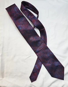 BRUNO PIATTELLI Handmade 100% Silk Tie 58" Paisley Pattern Style  - Picture 1 of 3