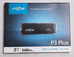 P3 Plus 2TB PCIe Gen4 3D NAND NVMe M.2 SSD, up to 5000MB/s - CT2000P3PSSD8 !!! - Picture 1 of 1
