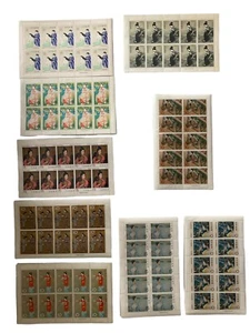 1963–1974 Japan Philatelic Week – MNH x9 Sheets Scott #C1189–C1207 Art Series - Picture 1 of 10