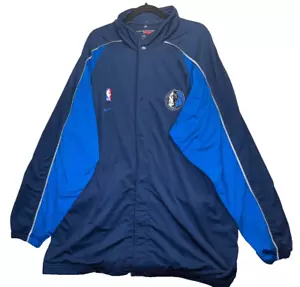 Nike - Dallas Mavericks NBA Warm Up Button Jersey Jacket Men's Blue - Size XXL - Picture 1 of 6