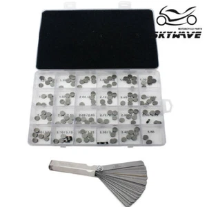 141PCS 7.48mm Valve Shims & 32 Blade Feeler Gauge for Yamaha YZF R1 R6 FZ1 WR - Picture 1 of 4