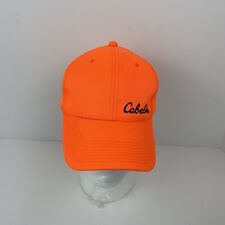 Cabela's Hunting Hat Cap Snap Back Blaze Orange One Size Adjustable Deer Hunt