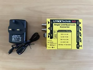 Lynx Yellowbrik CQS 1441 Bi-directional 12G-SDI/Fibre - Quad-Link SDI Converter - Picture 1 of 5
