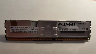 Server; Samsung 2X2GB PC2-5300F DDR2-667MHz ECC Fully Buffered CL5 240-Pin DIMM  - Image 1 of 2