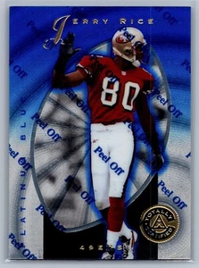 /2499 1997 Pinnacle Totally Certified Blue Jerry Rice - HOF NM-MT *TEXCARDS* - Picture 1 of 2