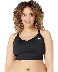 Nike Plus Size Indy Sports Bra Womens Dri-FIT Light-Support Removable Padding