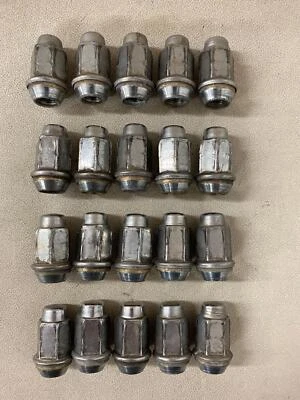 Mazda B3000 2004 juego de 20 tuercas de rueda de aluminio cromadas 19 mm Foto 1 de 4