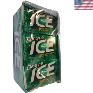 Sugar Free Ice Spearmint Gum Multi Pack - 192 Total Pieces (12 x 16 Count) - Picture 1 of 2