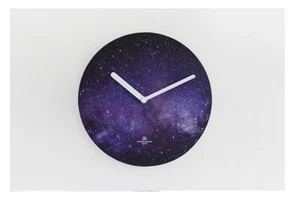 SECOND MANSION Modern Simple Design Wall Clock Silent Clock Mono - Universe - Picture 1 of 3