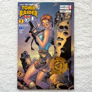 TOMB RAIDER #1 Another Universe.com Exclusive Gold Foil Ed. 1999 Top Cow NM(+) - Picture 1 of 3