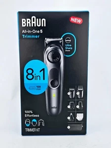 Braun All In One Style Kit Series 5 5480 8 In 1 Mens Cordless Hair Trimmer New - Picture 1 of 8
