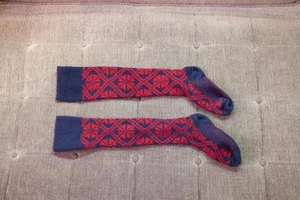 100% Wolle Socken Vintage 60er Jahre selten Damen TOP ZUSTAND Royal Tenenbaum - Bild 1 von 3