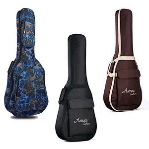 40/41 Zoll weich gepolsterte Akustikgitarrenkoffer Gigbag mit Rucksackriemen wasserdicht - Bild 1 von 4