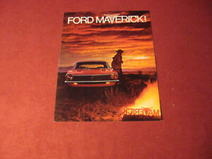 1970 Ford Maverick 3/69 Sales Brochure Booklet Catalog Original Old