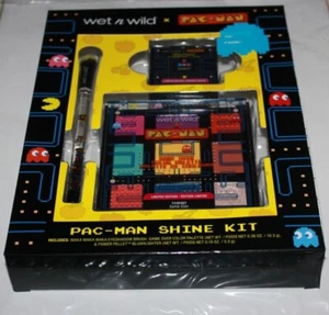 Wet n Wild X Pac Man 3 Piece Shine Kit ~Limited Edition~ New Sealed  - Picture 1 of 2