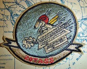 Spooky Gunship - Original Snoopy Patch - USAF 20th TASS - Vietnam War - M.763 - Picture 1 of 2
