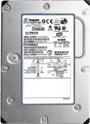 Hard Seagate Cheetah ST318453LC 15K.3 18.4GB 15000U/Min 8MB SCSI 3.5 " Inch - Image 1 of 3