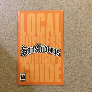 Grand Theft Auto San Andreas PS2 Playstation 2 nur Bedienungsanleitung - Bild 1 von 2