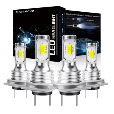 For Mercedes-Benz R350 2006-2009 4x 6000K LED Headlight Kit High &Low Beam Bulbs - Image 1 of 4